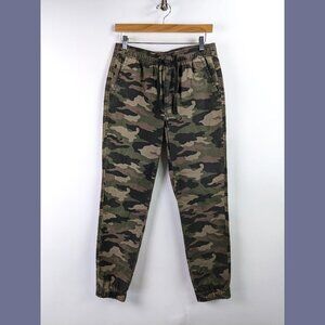 Aeropostale Size XS Womens Elastic Waist Drawstring Camo Stretch Jogger Pants